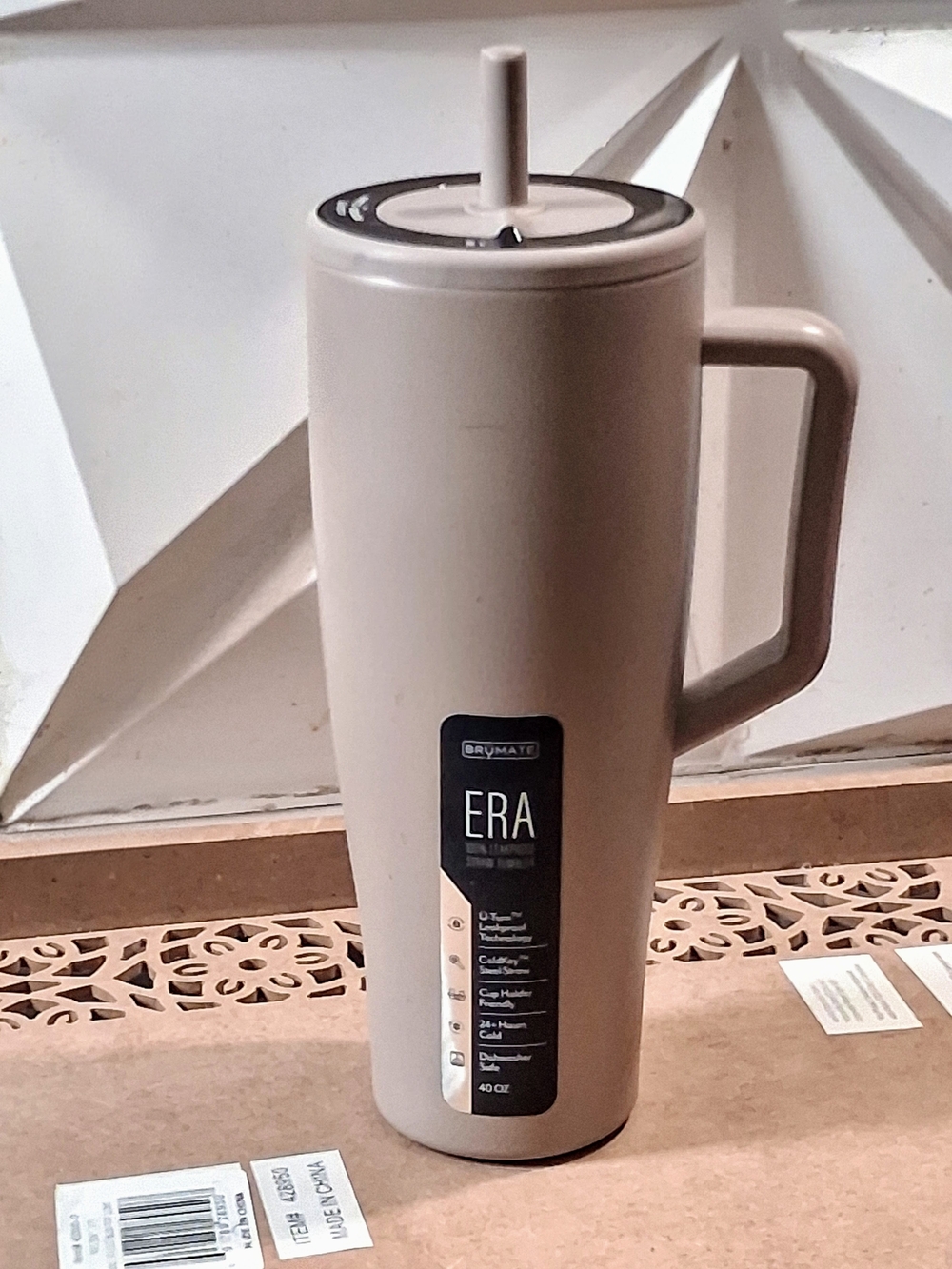 Brumate ERA 40oz Insulated Travel Mug - Taupe